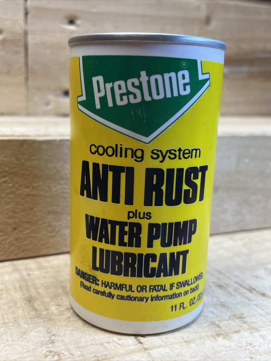 Vintage Prestone, Cooling System Anti Rust, Plus Water Pump Lubricant New Sealed Vintage Prestone, Cooling System Anti Rust, Plus Water Pump Lubricant New Sealed