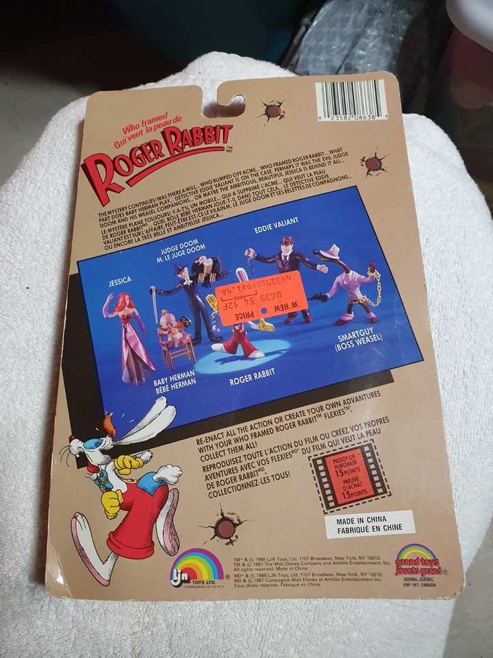 Who Framed Rodger Rabbit Baby Herman Figure Mint Sealed | eBay