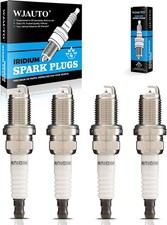 Spark Plugs Iridium 4 Pack, Pre-Gapped Buj as Sparkplugs OEM Replacement For Al