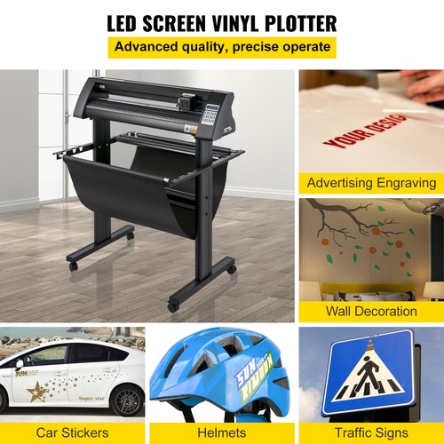 Plotter da Taglio Vinile Semiautomatico da 720mm con Luce Guida a LED - Afbeelding 2 van 12