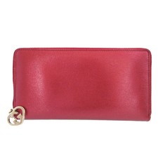 Gucci Heart 308005 Leather Red Wall Used Women's Bag