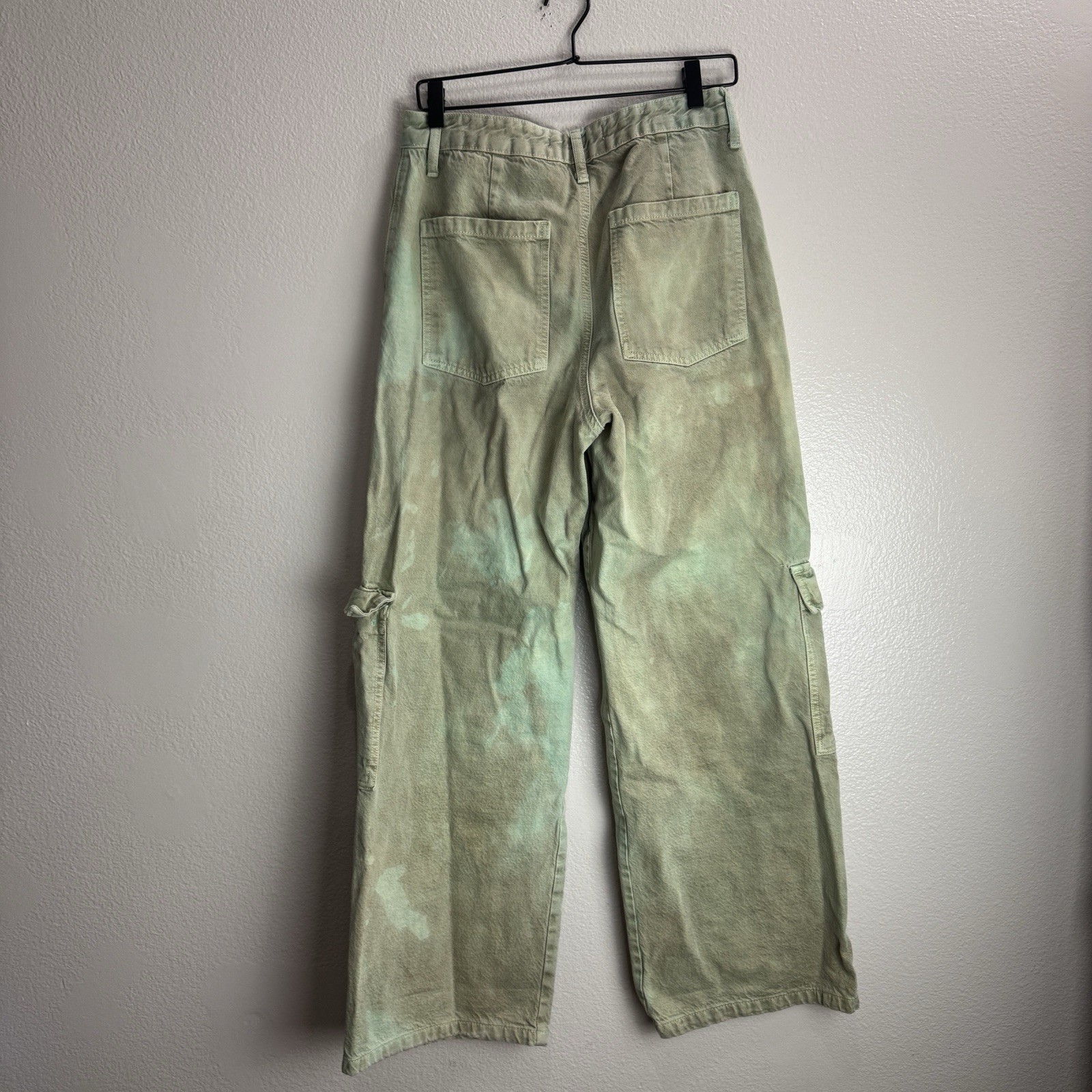 Zara Cargo Wide Vintage Pants Women Size 4 image 6