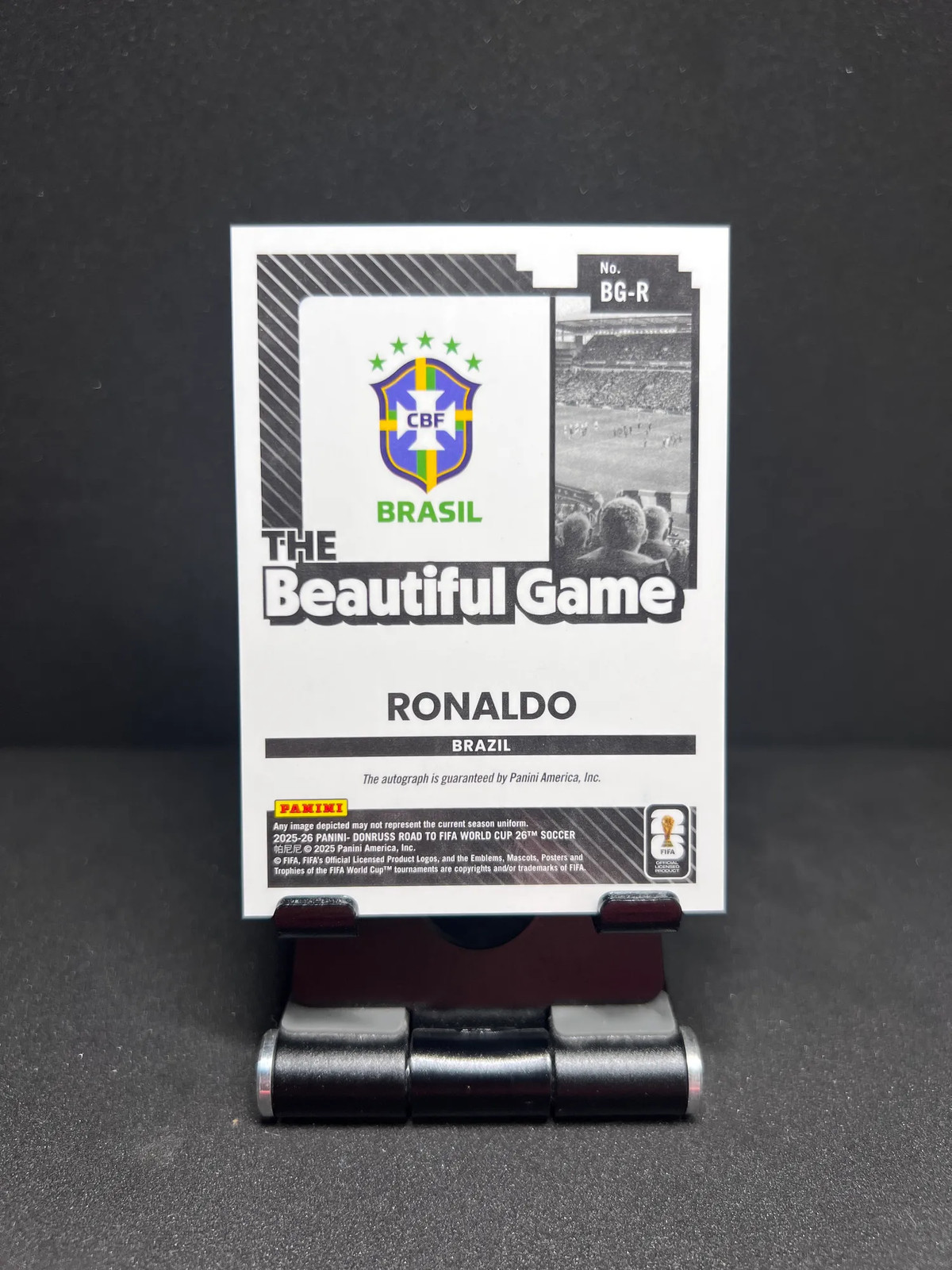 2025 PANINI DONRUSS RONALDO ROAD TO FIFA WORLD CUP THE BEAUTIFUL GAME AUTO view 2