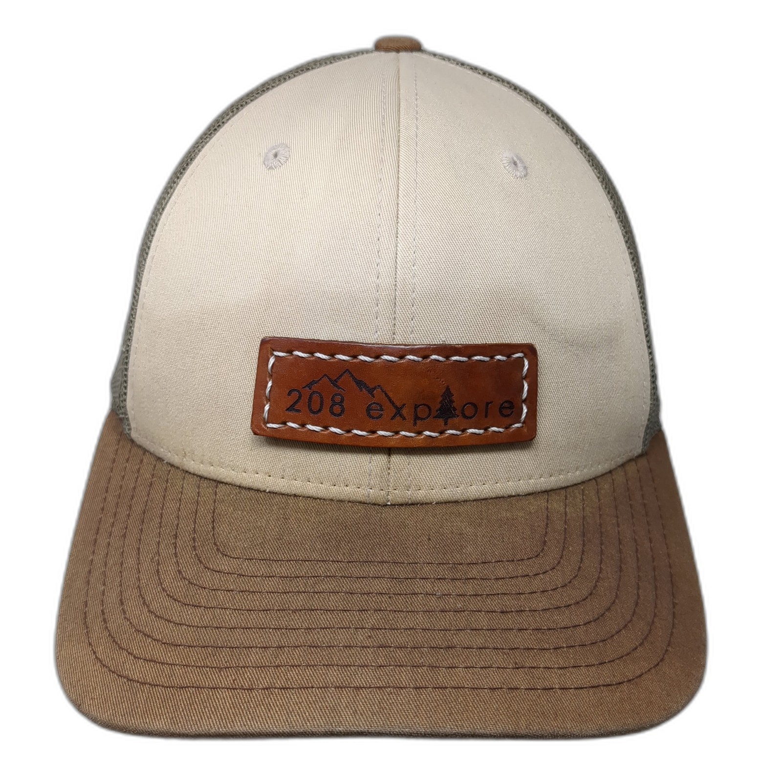 208 Explore Snapback Mesh Back Trucker Hat Multic… - image 1