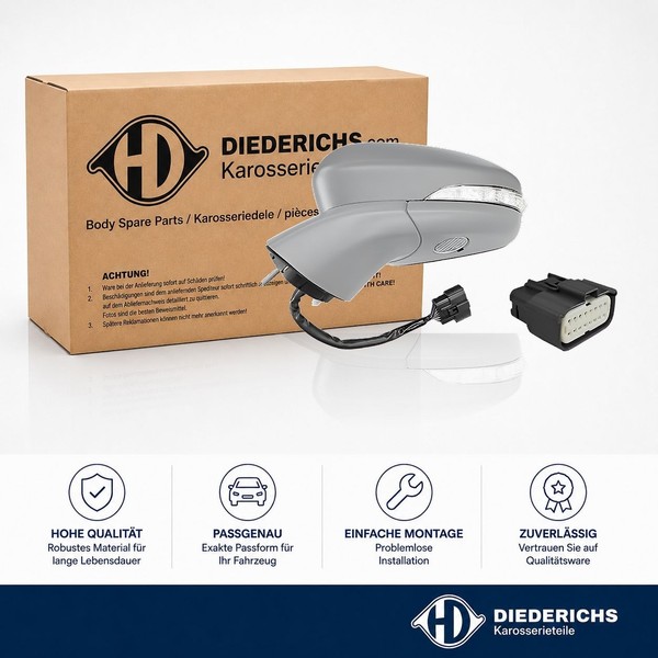 Aussenspiegel Links Diederichs 1429325 FÜR Ford Seitenspiegel RÜCkspiegel Aussen-image