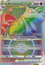 aerodactyl vstar pokemon card value Titan Cards 093/196 Rare VSTAR (Sworld & Shield Lost Origin) + Toploader Toys Listed cards may have imperfections. 2022 Pokemon Japanese Sword &