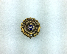 Nice 1/10 10K Gold Filled A/C Allis Chalmers 50 Year Loyal Service Award Pin