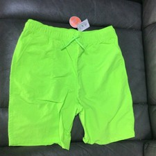 Boys -The Childrens Place- Neon Green Quick Dry Shorts - Size 16- NWT