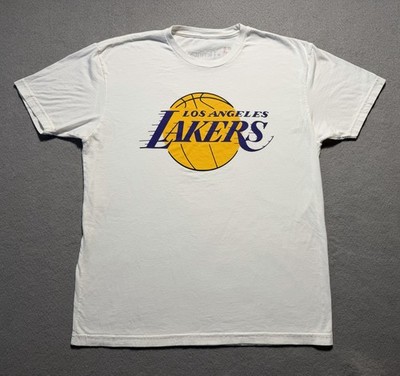 LA Lakers x Hennessy Logo T-Shirt White Promo Tee Men s Large NBA