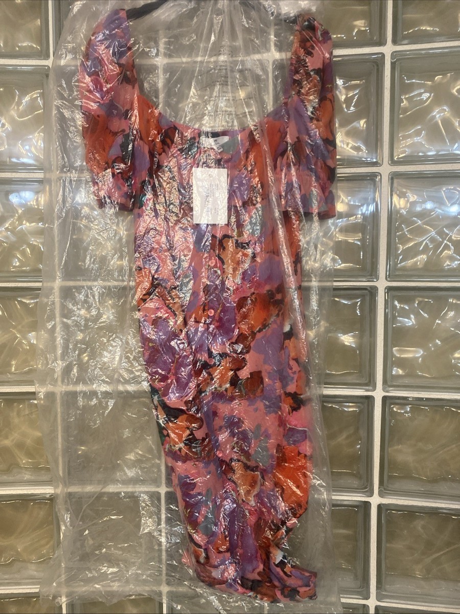 Paul Smith Marble Print Dress 42 Midi Length NWT View 4