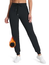 SEVEGO Women's 31"/33"/35" Inseam Tall Joggers Fleece Lined Sweatpants Water ...