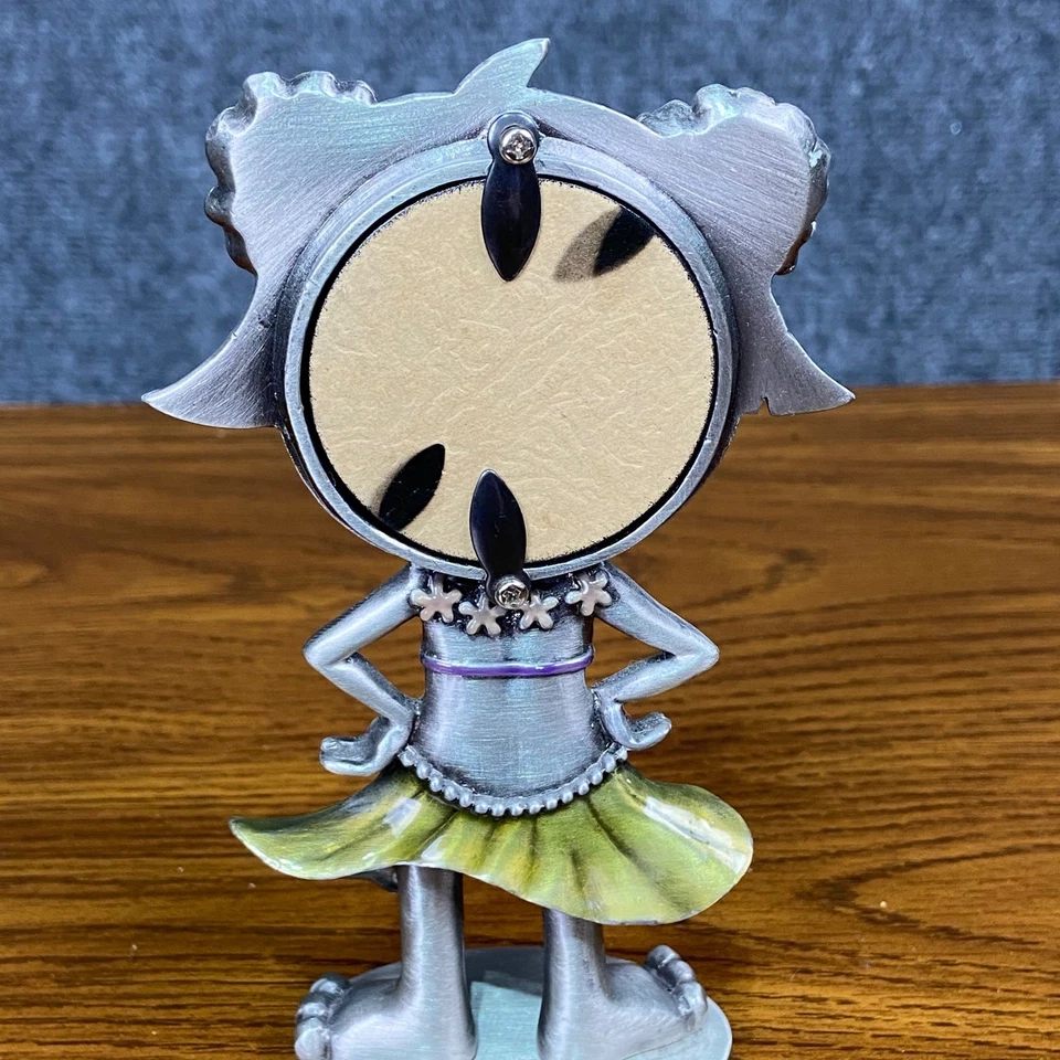 Sonoma Hula Girl Picture Frame 2x2 Novelty Tropical Dancer Photo Holder - Image 4 of 4