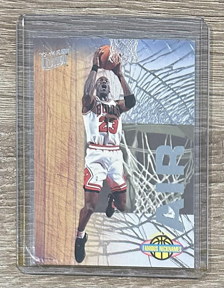 1993-94 Fleer Ultra #7 Michael Jordan Famous Nicknames AIR