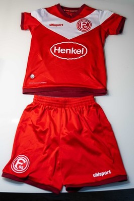   Fortuna Düsseldorf   F95  Trikot u. Hose Saison 2018/2019   Gr. 140  rot TOP !