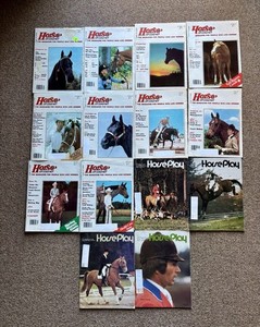 Lot Of 14 Vintage Horse Magazines 4 Horse Play 1979-80 10 Horse Of Course 78-79
