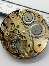 Vintage Antique POCKET WATCH MOVEMENT Working Very Well With Sub Second