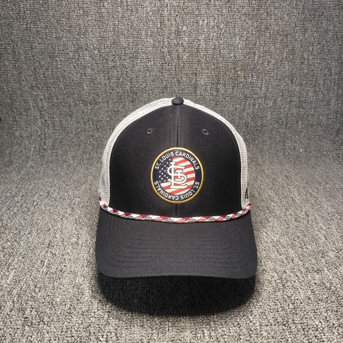 '47 Brand St. Louis Cardinals MLB Patriotic Trucker Snapback Hat Black White