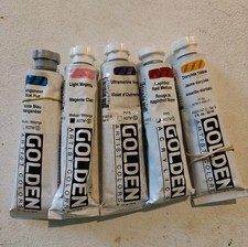 Golden Acrylic Paint Mixed 2oz  Series Mixed  Set Of 5 Lot  2