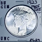 1923 P BU GEM PEACE SILVER DOLLAR UNC MS+++ U.S. MINT RARE COIN 8629
