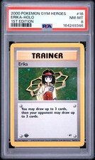 2000 POKEMON GYM HEROES 1ST EDITION #16 ERIKA-HOLO PSA 8 on eBay