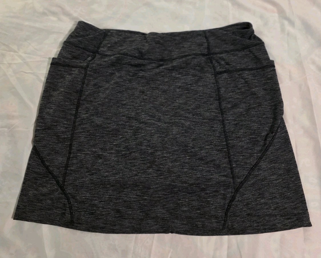 ATHLETA Excursion Athletic Skirt Skort Heathered … - image 1