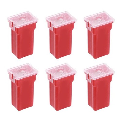 6 Pcs Tall profile Car Fuses,32V DC 50A Box Shaped Cartridge Fuse Automotive