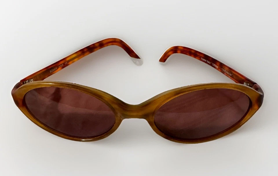 Gafas de sol de plástico Coach S2005 ámbar TORTOISE 135 de colección (marco y lente incluidos) Foto 2 de 4