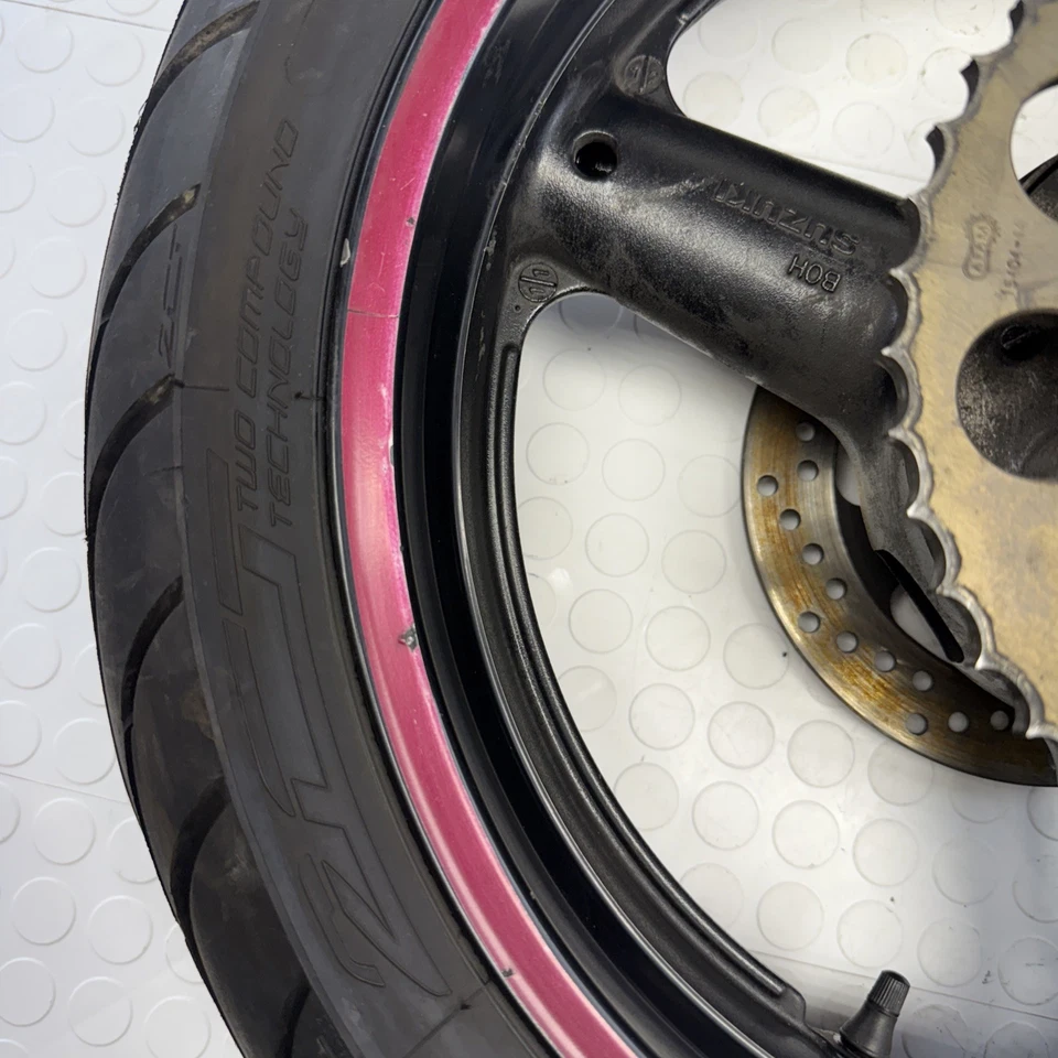 2007 03-09 SUZUKI SV650S 650 SV650 OEM REAR WHEEL RIM BRAKE ROTOR STRAIGHT - Image 3 of 4