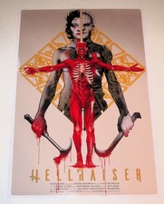 Hellraiser Clive Barker 1987 Alternate Horror Film Poster 19"x13" Pinhead