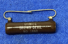 OHMITE BROWN DEVIL  NO 1860  100000 OHMS CERAMIC RESISTOR