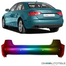 Audi A4 B8 8K2 Stoßstange hinten LACKIERT Limousine 2007-2011 für PDC