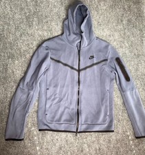 Nike Tech Fleece CU4489-491 Diffused Blue Black Full Zip Hoodie Jacket Mens M