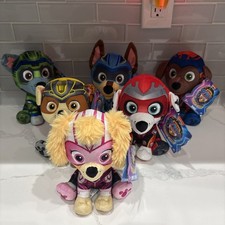 New Paw Patrol Plush Set Of 6 THe MIghty movie