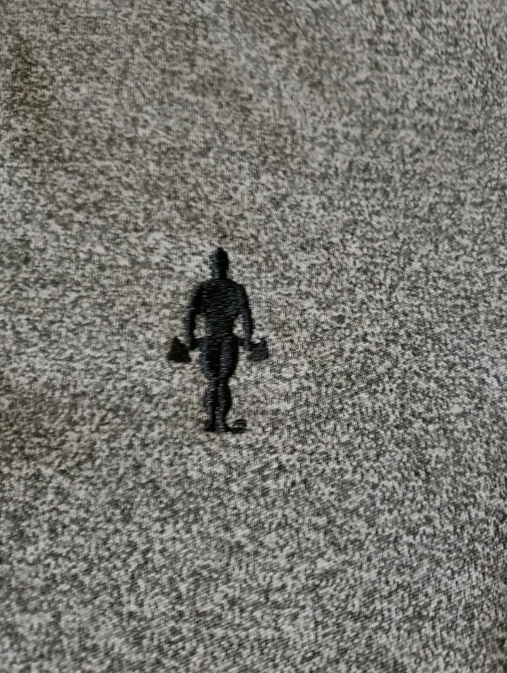 Camisa de manga larga Gold's Golds Gym Silhouette Joe bordada en el pecho para mujer talla M Foto 2 de 4