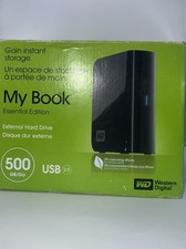 Western Digital External Hard Drive 500 GB My Book Essential Edition USB 2.0 New
