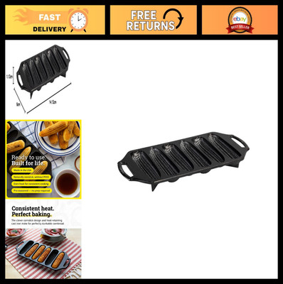 Cast Iron Cornstick Pan - Durable Non-Stick Bakeware for Perfect Cornbread Stick