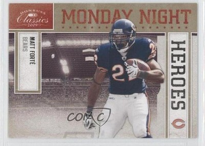 2009 Donruss Classics Monday Night Heroes Gold 95/100 Matt Forte #30 0a1