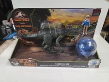 Mattel Jurassic World Camp Cretaceous Dino Escape - Scorpios Rex Battle Pack