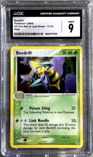 Beedrill graded CGC 9 for sale on eBay