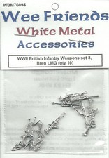 Wee Friends 1/76 British Weapons Set 3 - Bren LMG (x10)