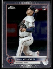 2022 Topps Chrome Update #USC137 Josh Winder RC Baseball Card 3002F