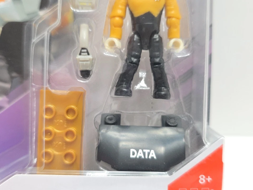 Mega Bloks Construx Star Trek Next Generation Series 3 Data Mini Figure  - Image 2 of 4