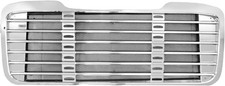 Full Chrome Radiator Grille For 03-2015 Freightliner M2 106 112 20 w/ Bug Screen