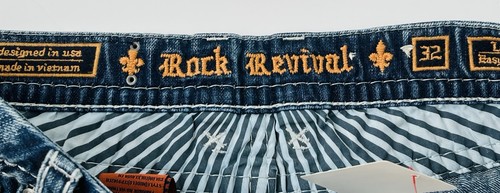Rock Revival Women’s Lavia Easy Shorts Embellished Rhinestone Thick Stitching 32 - Picture 6 of 7