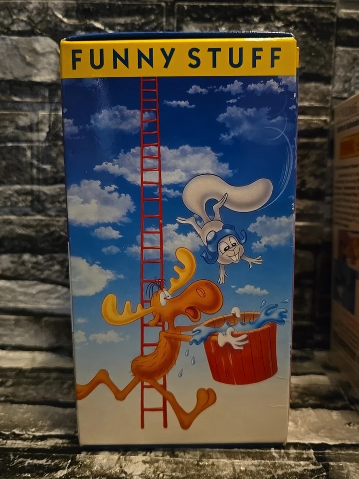 The Adventures of Rocky and Bullwinkle VHS Tape Lot Vtg Cartoons HTF Rare OOP - Image 3 of 4