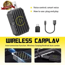 Mini Size 2-in-1 Wireless Carplay&Wireless Auto Adapter For iPhone IOS/Android