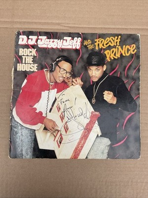 DJ Jazzy Jeff And The Fresh Prince - Rock The House Autographed
