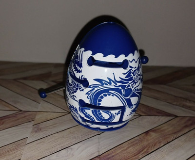 Be-Puzzled Smart Egg Blue Dragon 3D Labyrinth Puzzle Brain Teaser
