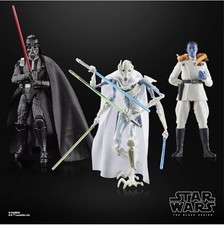 Star Wars Black Series Masters Of Evil 3-Pack Vader  Thrawn  & Grievous Hasbro
