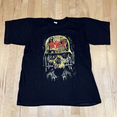 Slayer Repentless Latin America Tour Concert T-Shirt Size L Black Heavy Metal